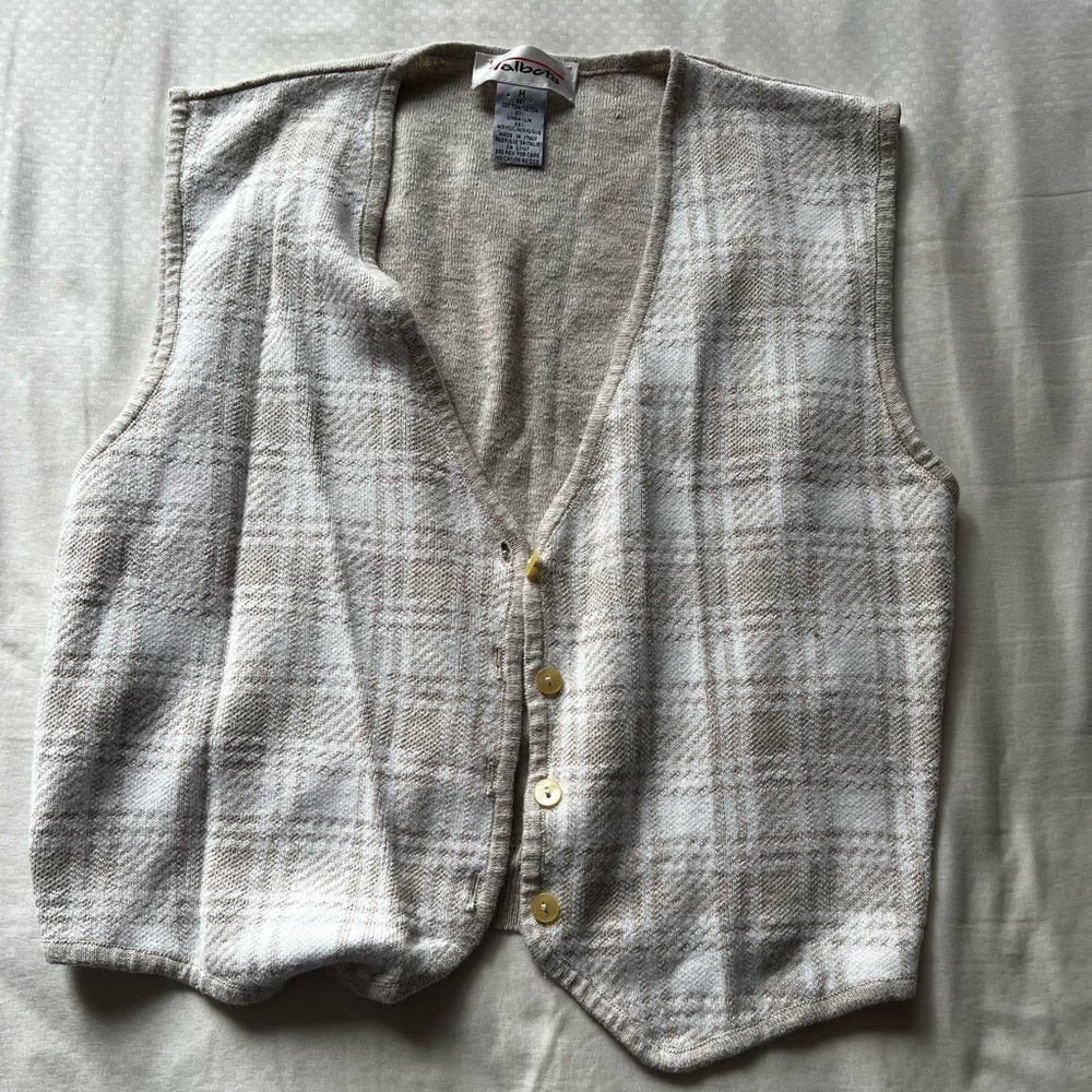talbots sweater vest
